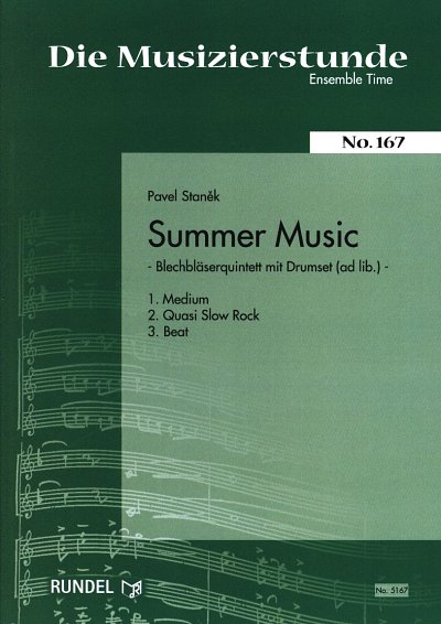 P. Stan_k: Summer Music, 5Blech;Schl (Pa+St)