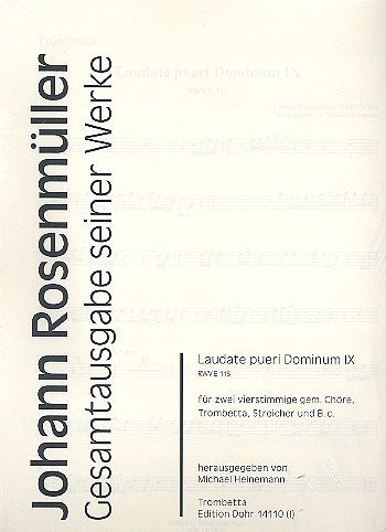 J. Rosenmueller: Laudate pueri Dominum , GChOrchOrg (Stimmen