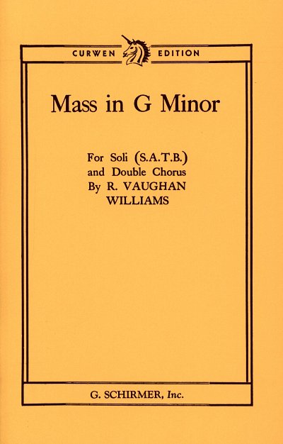 R. Vaughan Williams: Mass in g minor, GchKlav (Chpa)