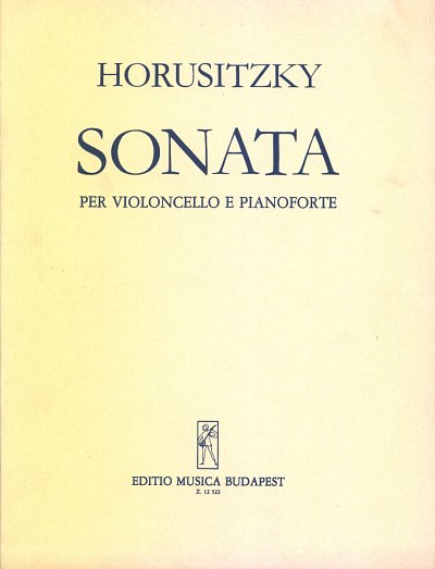 Horusitzky Zoltan: Sonate