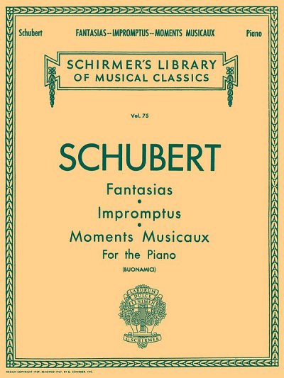 F. Schubert y otros.: Fantasias, Impromptus And Moments Musicaux