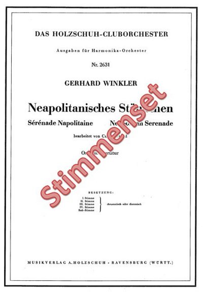 G. Winkler et al.: Neapolitanisches Staendchen