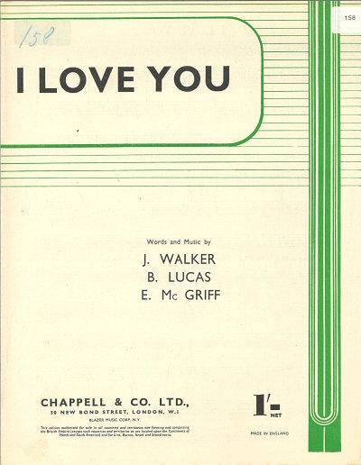 DL: J.W.E.M.B. Lucas: I Love You, GesKlav