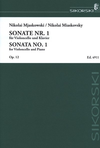 Mjaskowski Nikolai: Sonate Nr. 1 für Violoncello und Klavier op. 12