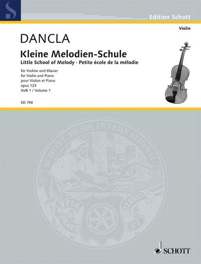 DL: C. Dancla: Kleine Melodien-Schule, VlKlav