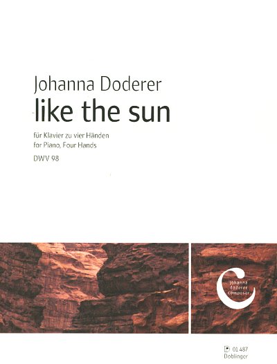 AQ: J. Doderer: like the sun, Klav4m (Sppa) (B-Ware)