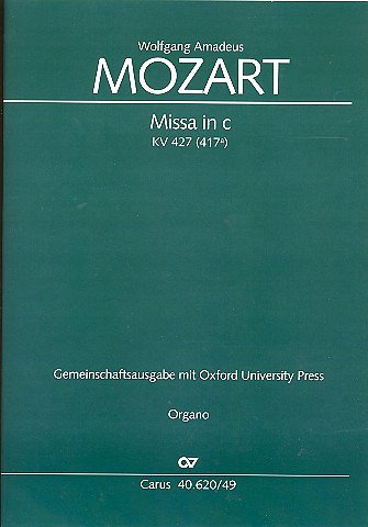 W.A. Mozart: Missa in c KV 427 / Einzelstimme Org.