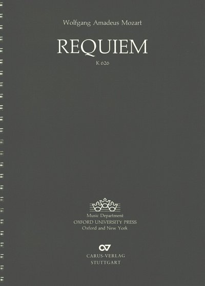 W.A. Mozart: Requiem KV 626; (Fassung Maunder) / Partitur