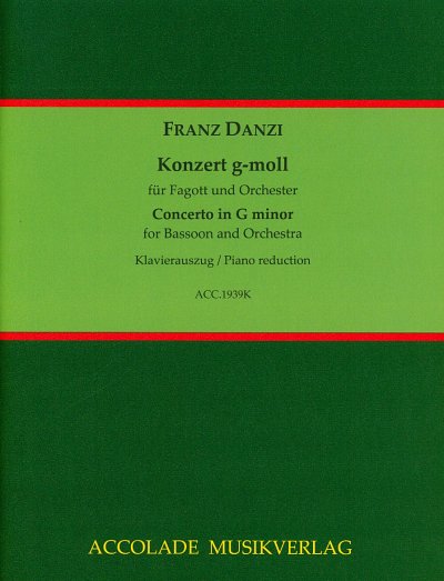 F. Danzi: Fagottkonzert g-moll, FagKlav
