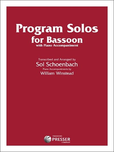  Various: Program Solos for Bassoon, FagKlav (Pa+St)