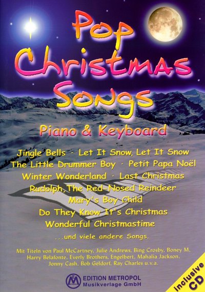 J. Moser: Pop Christmas Songs, Klav/Key(Ge) (+CD)