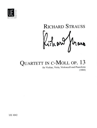 R. Strauss: Quartett op. 13 , VlVlaVcKlav (Pa+St)