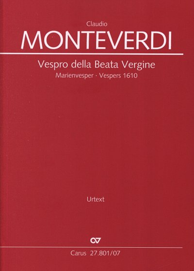 C. Monteverdi: Vespro della Beata Vergin, 7GsGch8OrchB (Stp)