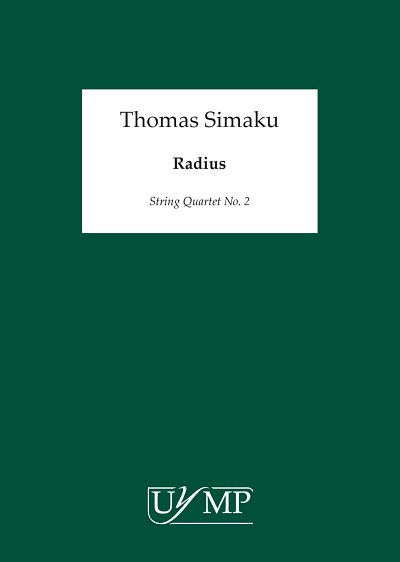 T. Simaku: Radius - String Quartet No. 2, 2VlVaVc (Part.)