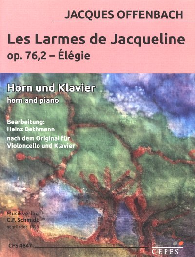 J. Offenbach: Les larmes de Jacqueline o, HrnKlav (KlavpaSt)