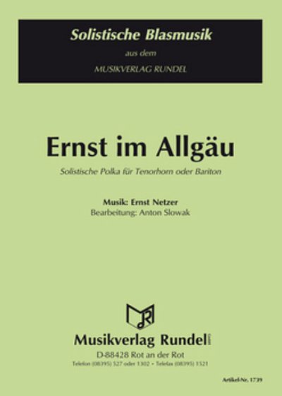 E. Netzer: Ernst im Allgäu, Blask (Dir+St)