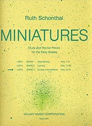 Miniatures, Book 3, Klav