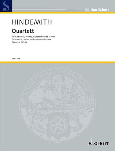 DL: P. Hindemith: Quartett, KlrVlVcKlv