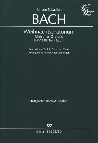 J.S. Bach: Weihnachtsoratorium Teil III, GesGch4Org (Part.)