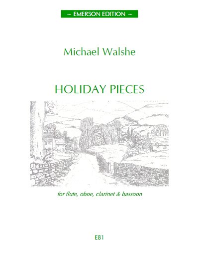 M. Walshe: Holiday Pieces, FlObKlFg (Pa+St)