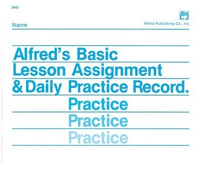 W. Palmer: Lesson Assignment & Daily Practice Record (Bu)