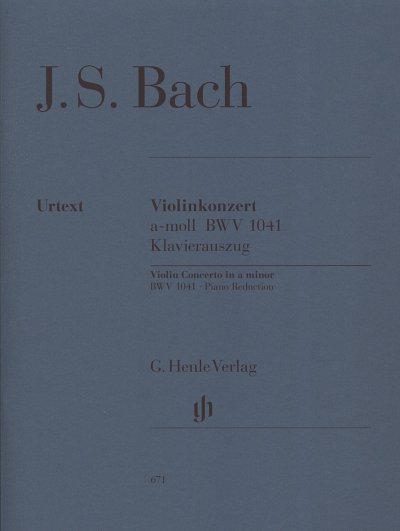J.S. Bach: Concerto pour violon en la mineur BWV 1041