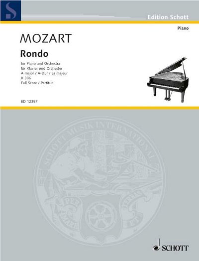 DL: W.A. Mozart: Rondo A-Dur, KlavOrch (Part.)