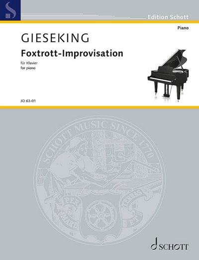 W. Gieseking: Foxtrot Improvisation