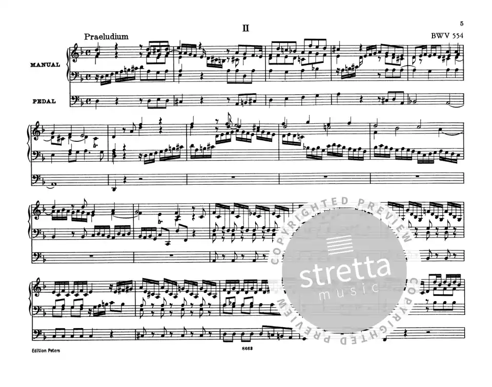 J.S. Bach: 8 kleine Präludien und Fugen BWV 553-560, Org (2)