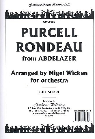 H. Purcell: Rondeau From Abdelazer, Sinfo (Part.)