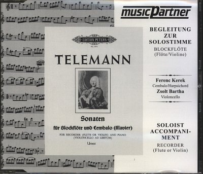 G.P. Telemann: 2 Sonaten (Essercizii Musici) Playback-CD