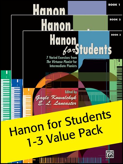 G. Kowalchyk: Hanon for Students Books 1-3 Value Pack , Klav