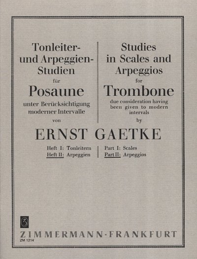 Gaetke Ernst: Tonleiter + Arpeggien Studien 2