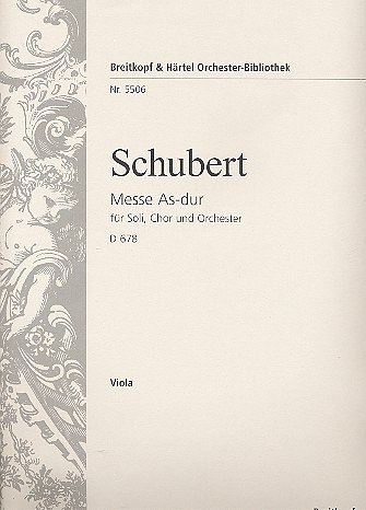 F. Schubert: Messe As-Dur D 678, Sinfo (Vla)