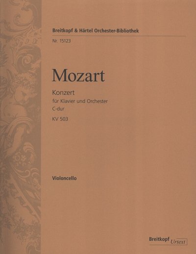 W.A. Mozart: Konzert [Nr. 25] C-Dur KV 503, KlavOrch (Vc)