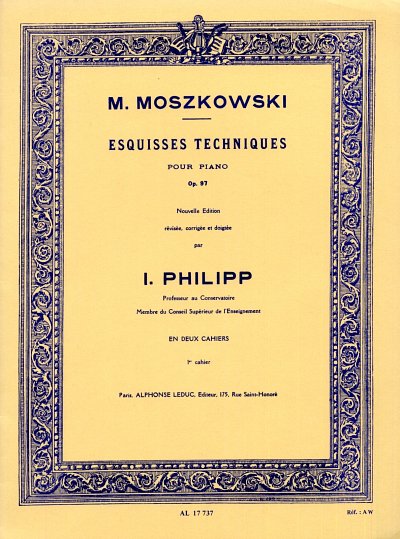 M. Moszkowski: Esquisses Techniques Op.97, Vol. 1 , Klav