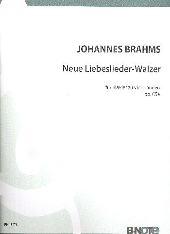 J. Brahms: _Neue Liebesliederwalzer_ für Klav, Klav4m (Sppa)