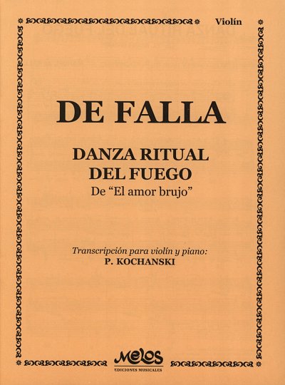 M. de Falla: Danza Ritual Del Fuego, VlKlav (KlavpaSt)