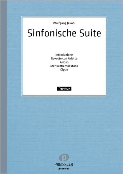 W. Jacobi: Sinfonische Suite 1-5 Satz, AkkOrch (Part.)