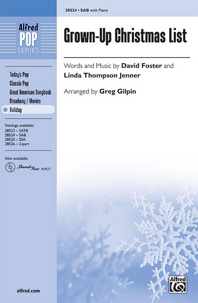 D. Foster: Grown-Up Christmas List, Gch3;Klv (Chpa)