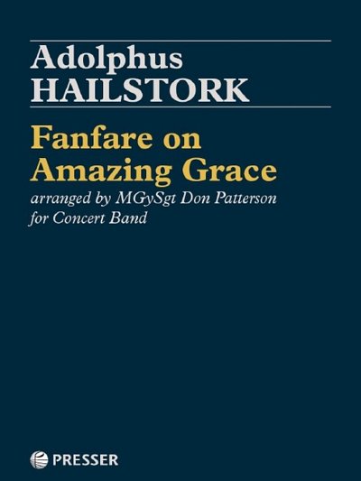 H. Adolphus: Fanfare on Amazing Grace, Blaso (Pa+St)