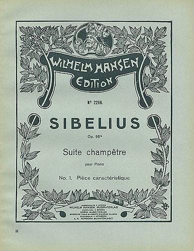 J. Sibelius: Suite Champetre Op.98b