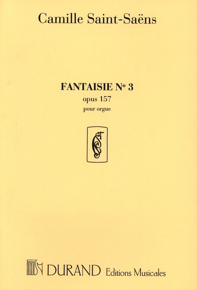 C. Saint-Saëns: Fantasie No.3 Op.157 (Part.)