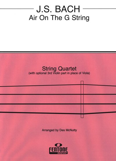 J.S. Bach: Air on the G String, 4Str (Pa+St)
