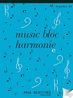 Music bloc harmonie - 4x4 portées (Bu)