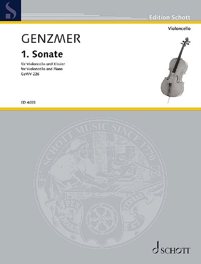 H. Genzmer: 1. Sonate GeWV 226 , VcKlav