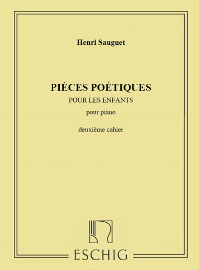 H. Sauguet: Pieces Poetiques N 2 Piano , Klav