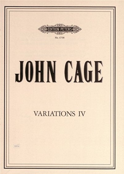 J. Cage: Variations Div 4