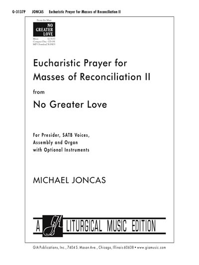 Euch. Prayer for Masses of Reconciliation II, Ch (Part.)