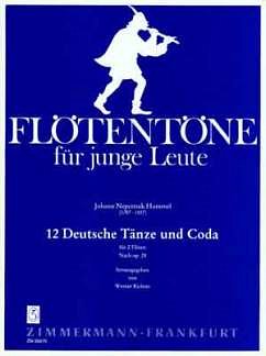 J.N. Hummel: 12 Deutsche Taenze Und Coda Nach Op 28 Floetent